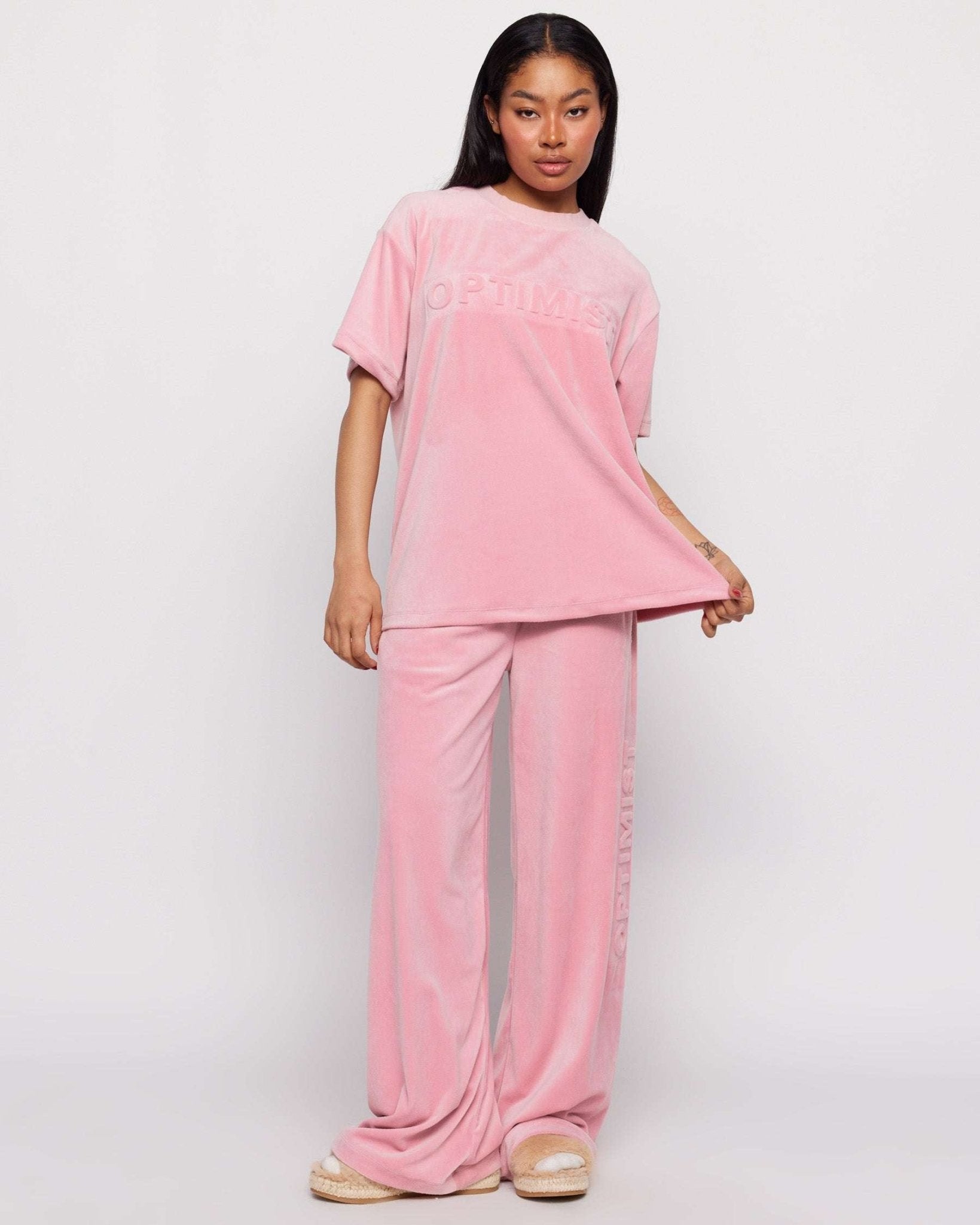 Samii Ryan Optimist Velour Sweatpants - Spoiled Brat