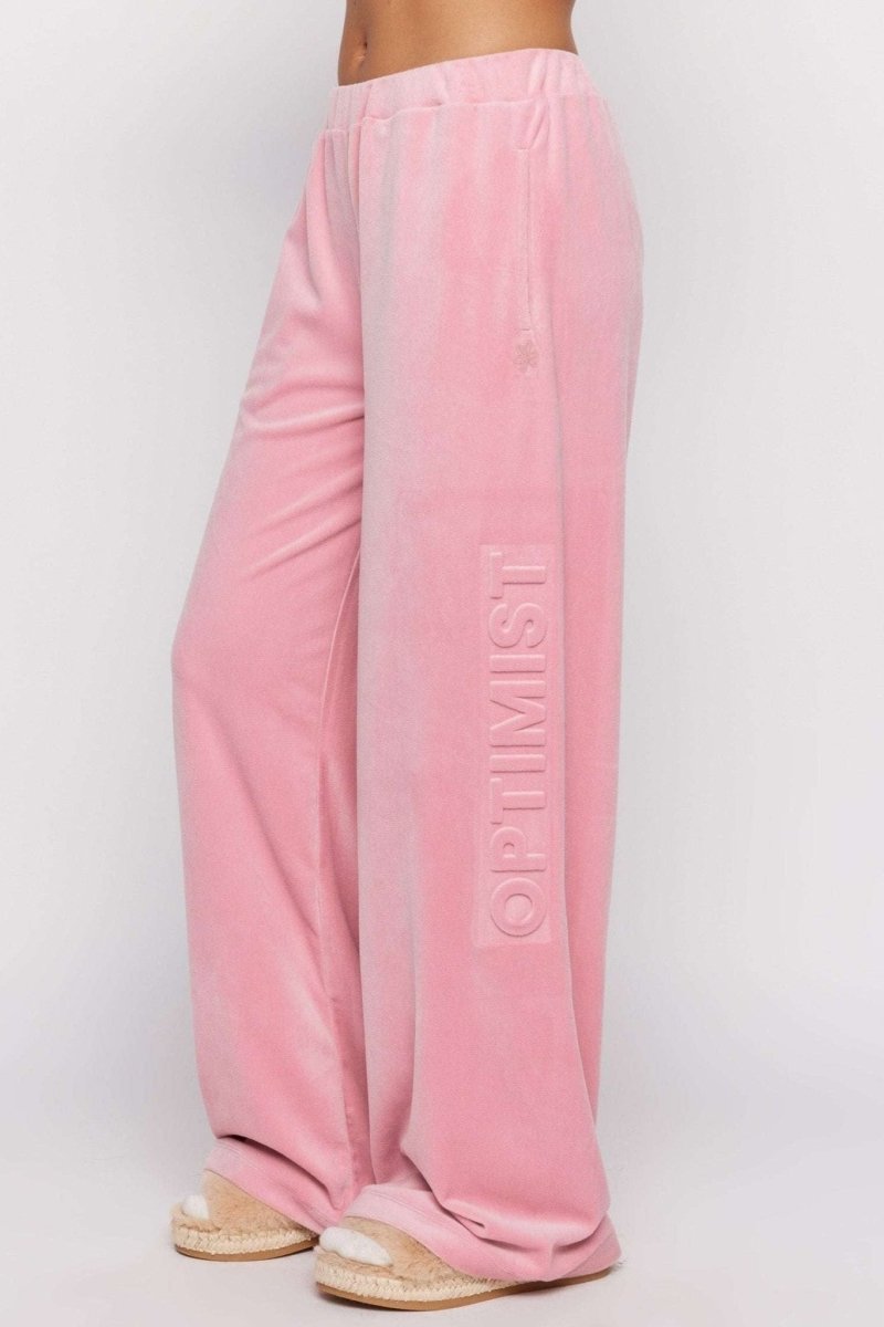 Shop Samii Ryan Samii Ryan Optimist Velour Sweatpants Sweatpants for women – premium loungewear and festival fashion at Spoiled Brat