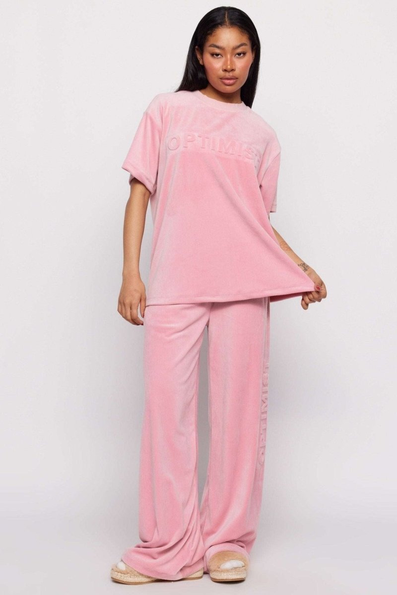 Shop Samii Ryan Samii Ryan Optimist Velour Sweatpants Sweatpants for women – premium loungewear and festival fashion at Spoiled Brat