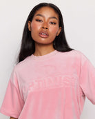 Samii Ryan Optimist Velour T-Shirt - Spoiled Brat