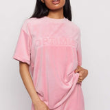 Shop Samii Ryan Samii Ryan Optimist Velour T-Shirt T-Shirts for women – premium loungewear and festival fashion at Spoiled Brat