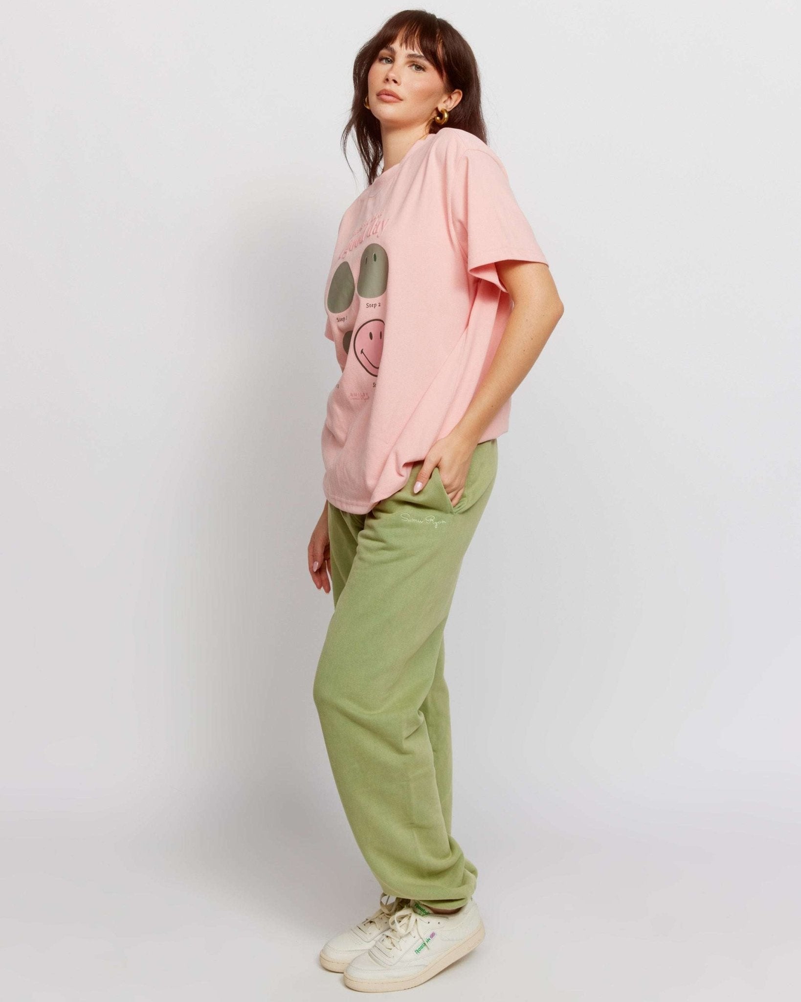 Samii Ryan Smiley® Good Day Oversized Tee - Spoiled Brat