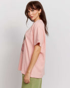 Shop Samii Ryan Samii Ryan Smiley® Good Day Oversized Tee T-Shirts for women – premium loungewear and festival fashion at Spoiled Brat