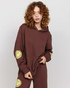 Shop Samii Ryan Samii Ryan Smiley® Oversized Hoodie Hooded Sweatshirt for women – premium loungewear and festival fashion at Spoiled Brat