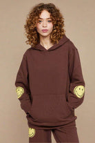 Shop Samii Ryan Samii Ryan Smiley® Oversized Hoodie Hooded Sweatshirt for women – premium loungewear and festival fashion at Spoiled Brat