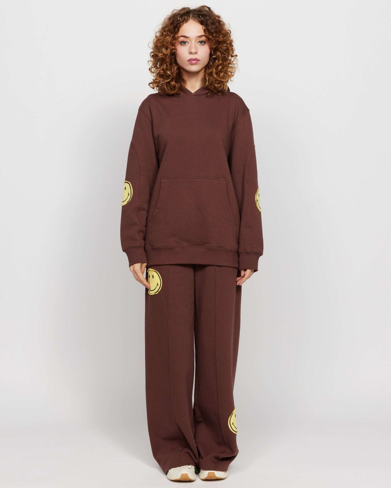 Shop Samii Ryan Samii Ryan Smiley® Straight Leg Jogger Pants Jogger Bottoms for women – premium loungewear and festival fashion at Spoiled Brat