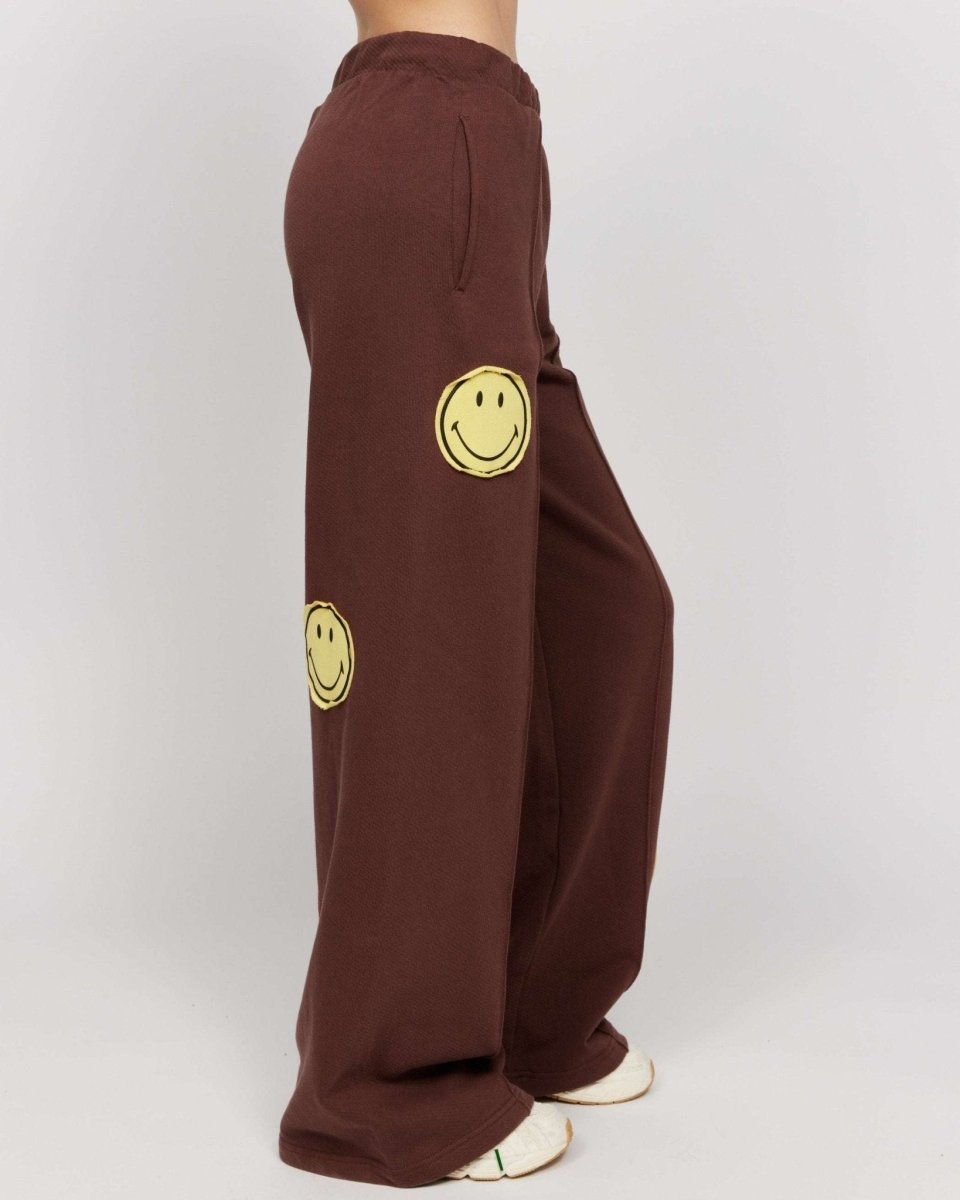 Shop Samii Ryan Samii Ryan Smiley® Straight Leg Jogger Pants Jogger Bottoms for women – premium loungewear and festival fashion at Spoiled Brat