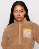 Samii Ryan Smiley® Sunshine Sherpa Jacket as seen on Sarah Jayne Dunn - Spoiled Brat