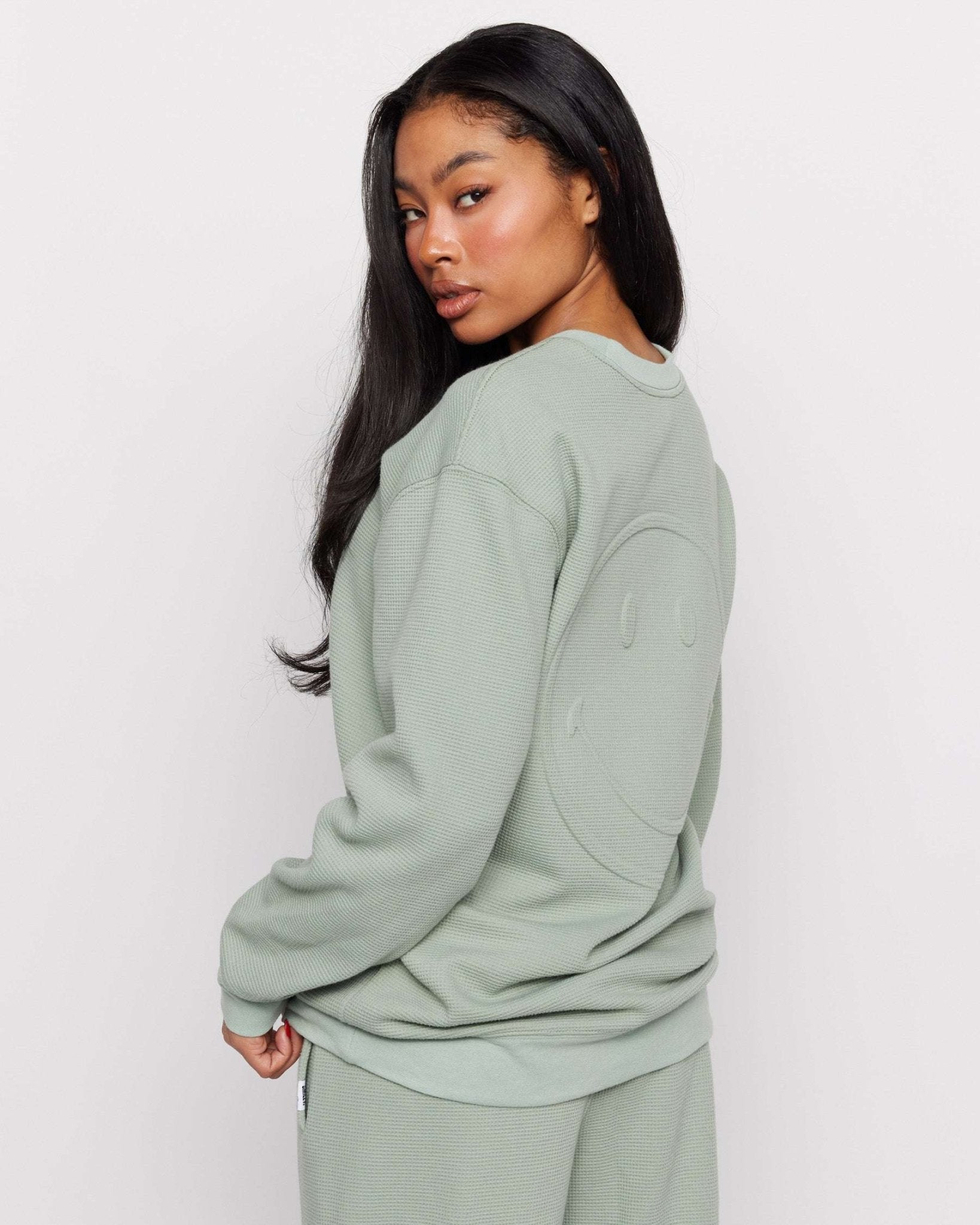 Samii Ryan Smiley® Thermal Crewneck - Spoiled Brat