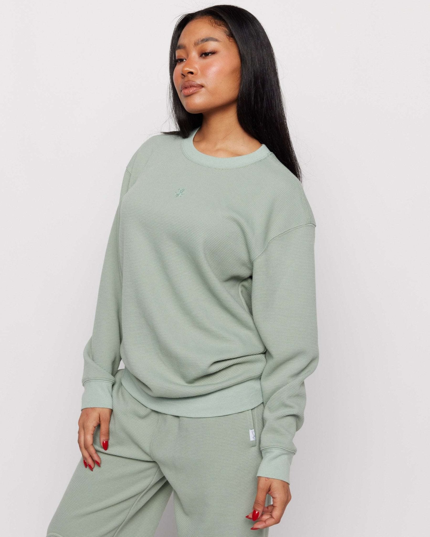 Samii Ryan Smiley® Thermal Crewneck - Spoiled Brat