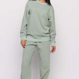 Shop Samii Ryan Samii Ryan Smiley® Thermal Crewneck Sweatshirt for women – premium loungewear and festival fashion at Spoiled Brat