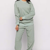 Shop Samii Ryan Samii Ryan Smiley® Thermal Crewneck Sweatshirt for women – premium loungewear and festival fashion at Spoiled Brat