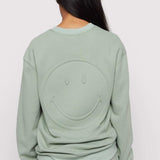Shop Samii Ryan Samii Ryan Smiley® Thermal Crewneck Sweatshirt for women – premium loungewear and festival fashion at Spoiled Brat