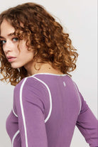 Shop Samii Ryan Samii Ryan The Royals Ribbed Bodysuit Bodysuit for women – premium loungewear and festival fashion at Spoiled Brat