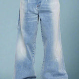 Shop Samii Ryan Samii Ryan x Smiley® Denim Jeans MOM Jeans for women – premium loungewear and festival fashion at Spoiled Brat