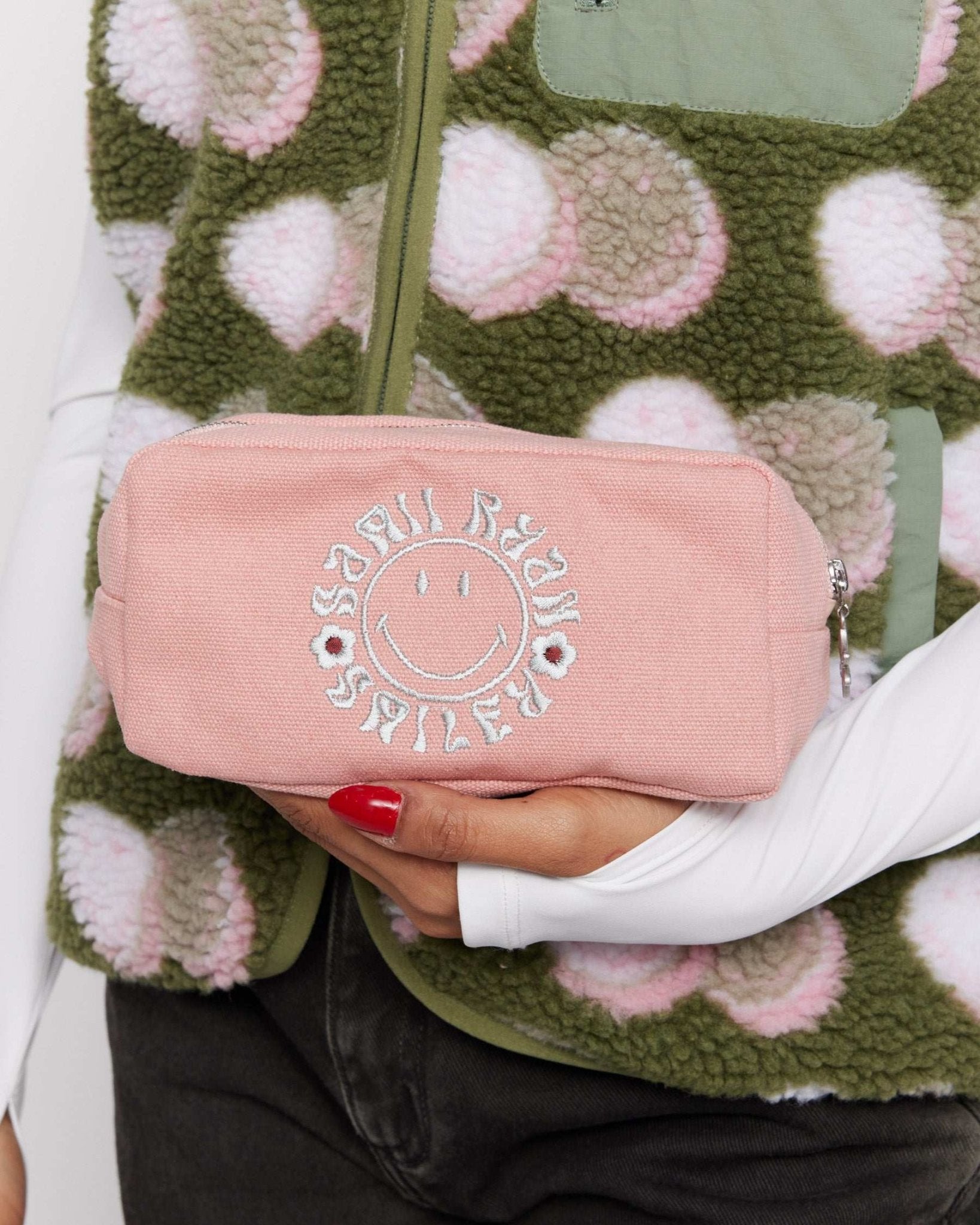 Samii Ryan x Smiley® Find Positivity Makeup Bag by Samii Ryan – Cosmetic Case – | Spoiled Brat UK