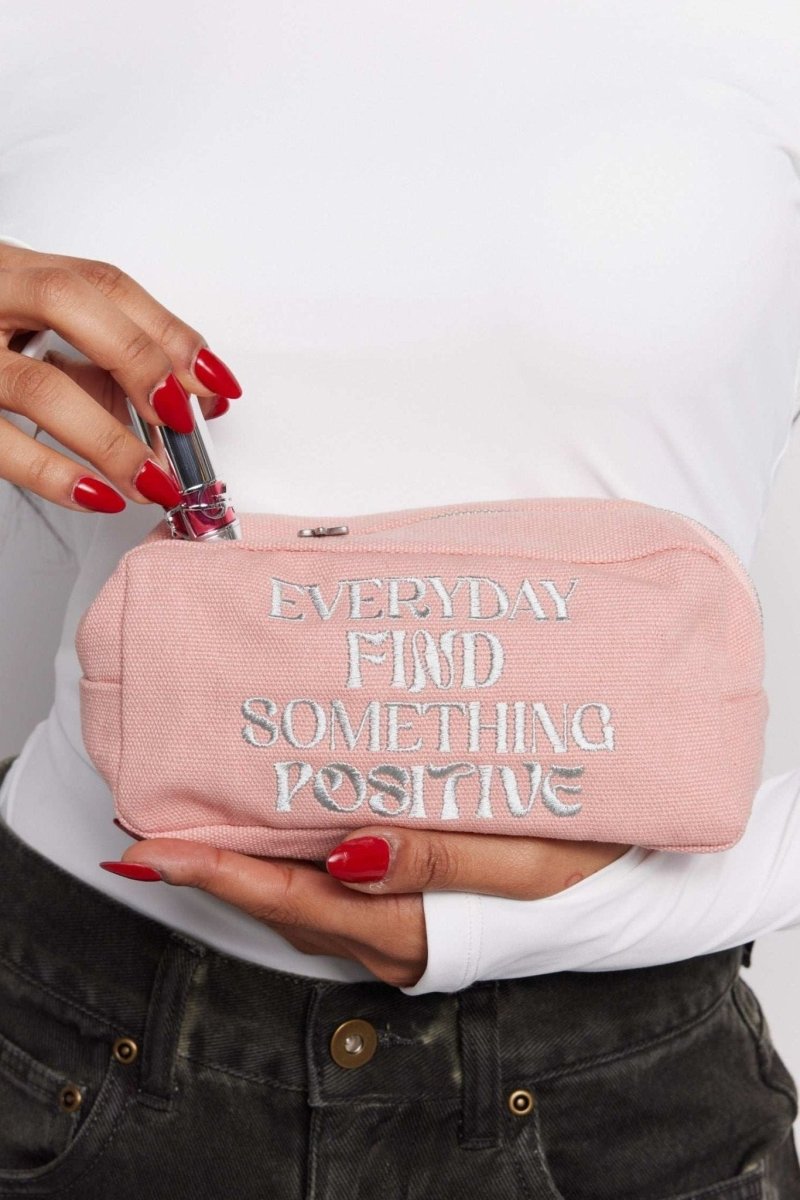 Shop Samii Ryan Samii Ryan x Smiley® Find Positivity Makeup Bag Cosmetic Case for women – premium loungewear and festival fashion at Spoiled Brat