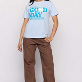 Shop Samii Ryan Samii Ryan x Smiley® Good Day Boxy Tee T-Shirt for women – premium loungewear and festival fashion at Spoiled Brat