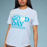 Shop Samii Ryan Samii Ryan x Smiley® Good Day Boxy Tee T-Shirt for women – premium loungewear and festival fashion at Spoiled Brat