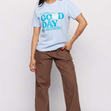 Shop Samii Ryan Samii Ryan x Smiley® Good Day Boxy Tee T-Shirt for women – premium loungewear and festival fashion at Spoiled Brat