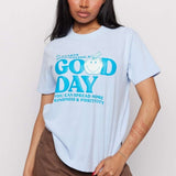 Shop Samii Ryan Samii Ryan x Smiley® Good Day Boxy Tee T-Shirt for women – premium loungewear and festival fashion at Spoiled Brat