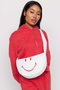 Shop Samii Ryan Samii Ryan x Smiley® Nylon Crossbody Bag Cross Body Bag for women – premium loungewear and festival fashion at Spoiled Brat