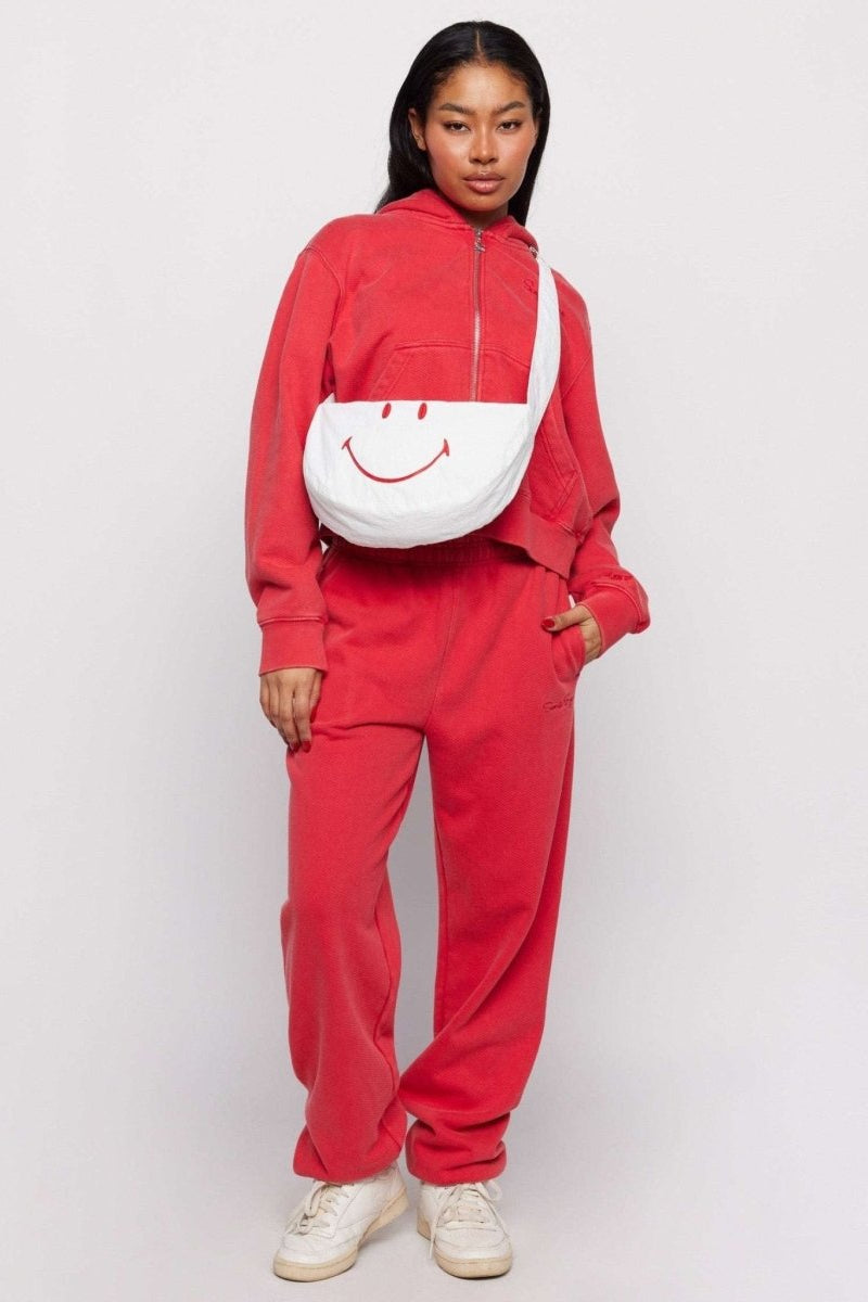 Shop Samii Ryan Samii Ryan x Smiley® Nylon Crossbody Bag Cross Body Bag for women – premium loungewear and festival fashion at Spoiled Brat