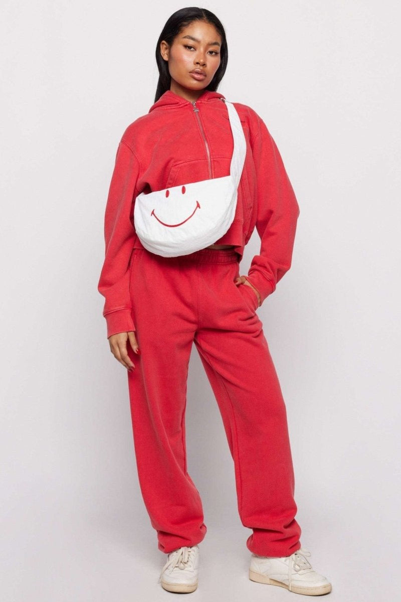 Shop Samii Ryan Samii Ryan x Smiley® Nylon Crossbody Bag Cross Body Bag for women – premium loungewear and festival fashion at Spoiled Brat