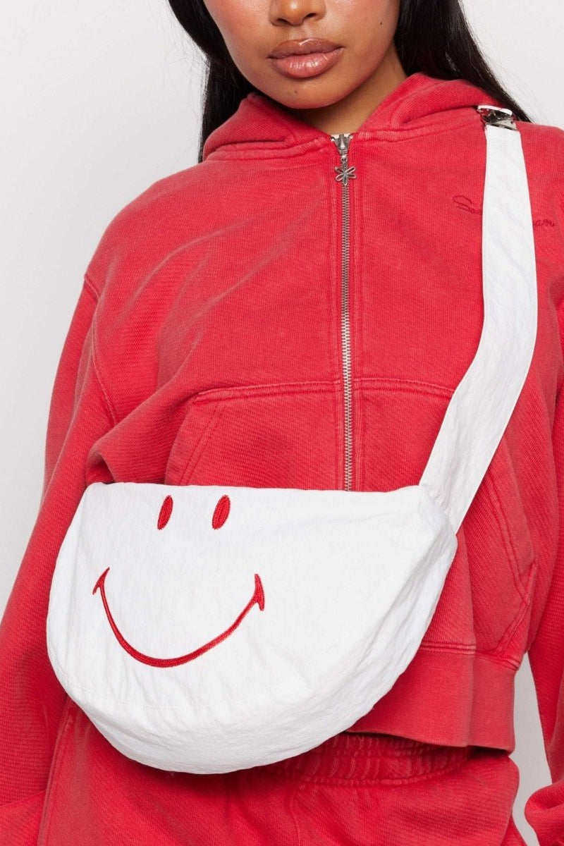 Shop Samii Ryan Samii Ryan x Smiley® Nylon Crossbody Bag Cross Body Bag for women – premium loungewear and festival fashion at Spoiled Brat