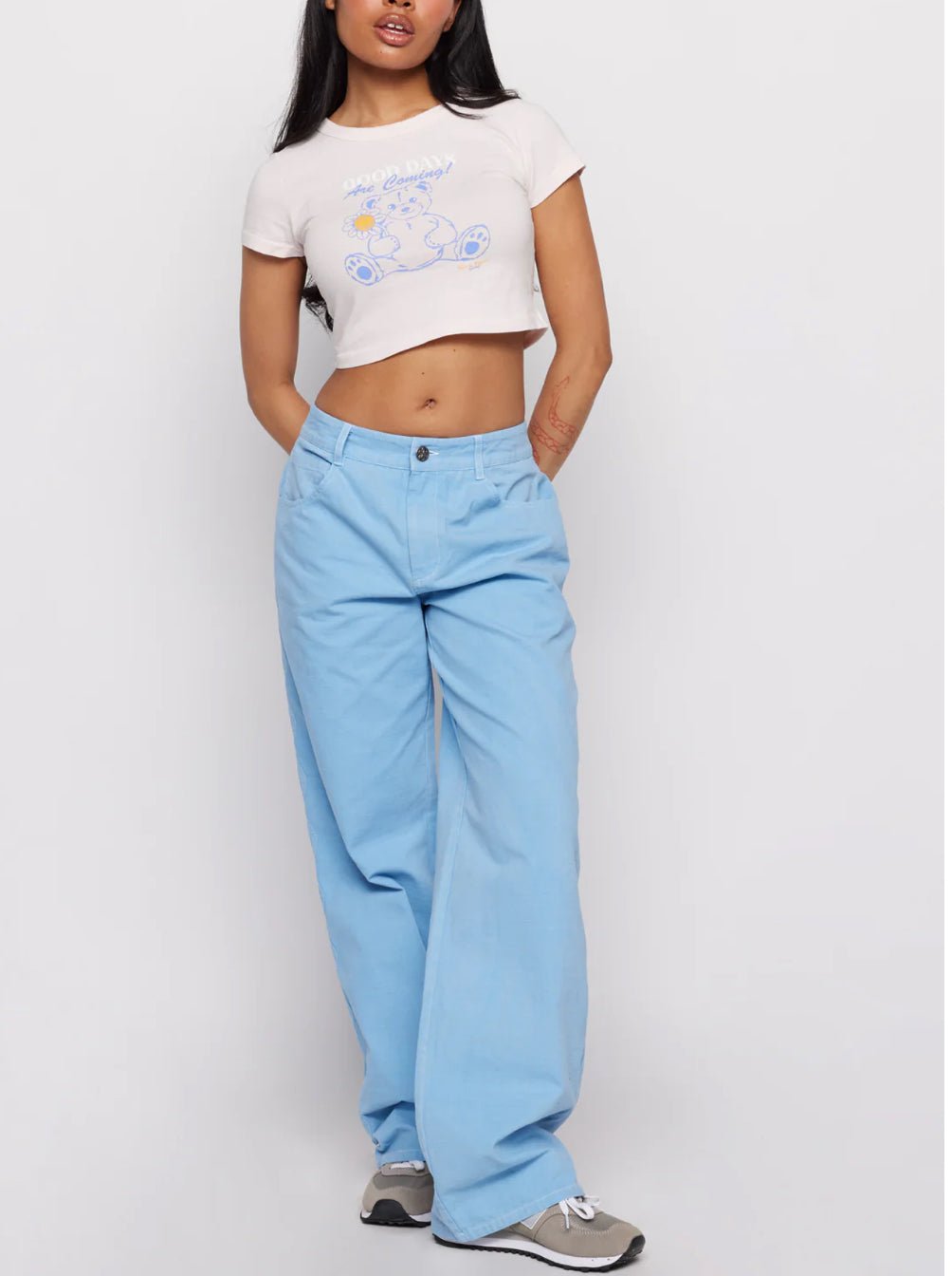 Samii Ryan x Smileyworld® Good Days Baby Tee - Spoiled Brat