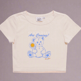 Shop Samii Ryan Samii Ryan x Smileyworld® Good Days Baby Tee T-Shirt for women – premium loungewear and festival fashion at Spoiled Brat