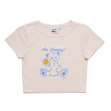Shop Samii Ryan Samii Ryan x Smileyworld® Good Days Baby Tee T-Shirt for women – premium loungewear and festival fashion at Spoiled Brat