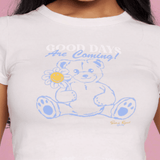 Shop Samii Ryan Samii Ryan x Smileyworld® Good Days Baby Tee T-Shirt for women – premium loungewear and festival fashion at Spoiled Brat
