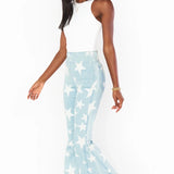 Shop Show Me Your Mumu Show Me Your Mumu Berkeley Star Bells Flared Jeans Jeans for women – premium loungewear and festival fashion at Spoiled Brat