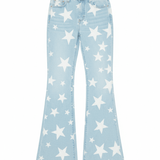 Shop Show Me Your Mumu Show Me Your Mumu Berkeley Star Bells Flared Jeans Jeans for women – premium loungewear and festival fashion at Spoiled Brat
