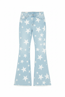 Shop Show Me Your Mumu Show Me Your Mumu Berkeley Star Bells Flared Jeans Jeans for women – premium loungewear and festival fashion at Spoiled Brat