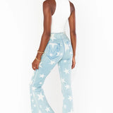 Shop Show Me Your Mumu Show Me Your Mumu Berkeley Star Bells Flared Jeans Jeans for women – premium loungewear and festival fashion at Spoiled Brat