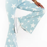 Shop Show Me Your Mumu Show Me Your Mumu Berkeley Star Bells Flared Jeans Jeans for women – premium loungewear and festival fashion at Spoiled Brat