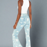 Shop Show Me Your Mumu Show Me Your Mumu Berkeley Star Bells Flared Jeans Jeans for women – premium loungewear and festival fashion at Spoiled Brat