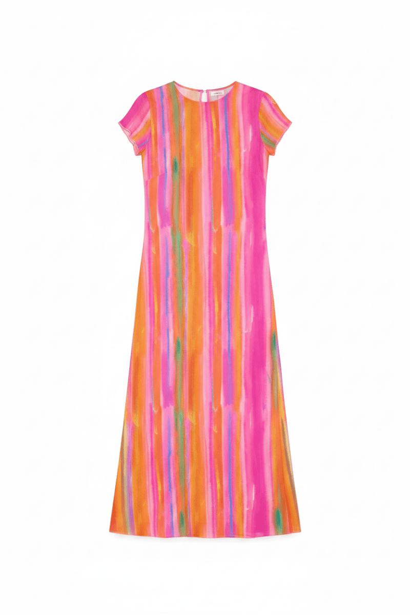 Shop Show Me Your Mumu Show Me Your Mumu Molly Rainbow Midi Dress Midi Dress for women – premium loungewear and festival fashion at Spoiled Brat