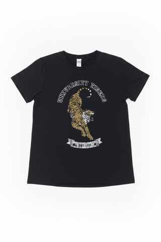 Shop Show Me Your Mumu Show Me Your Mumu Oliver University Tiger Graphic Tee T-Shirt for women – premium loungewear and festival fashion at Spoiled Brat