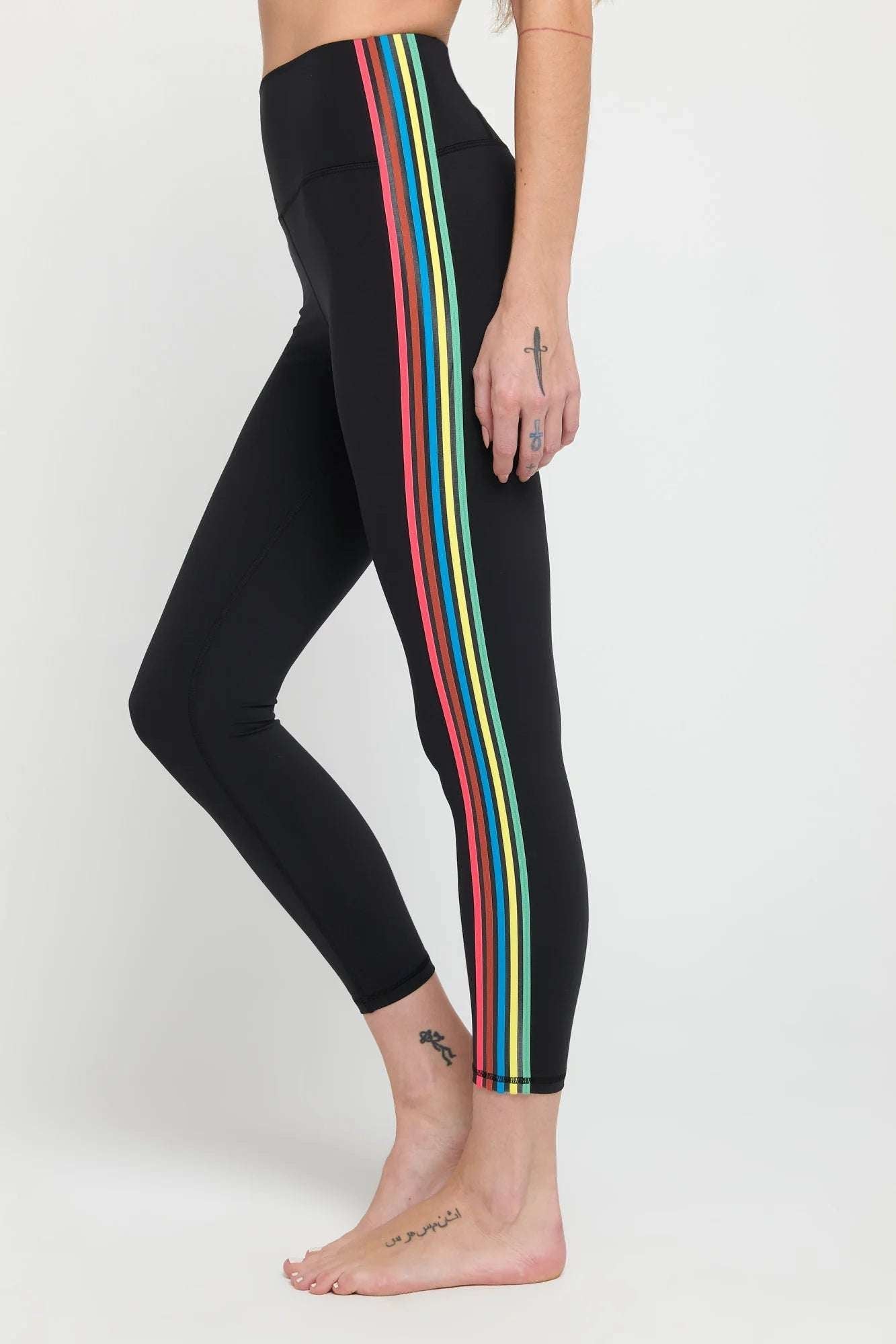 Spiritual Gangster Ada Stripe Leggings - Spoiled Brat