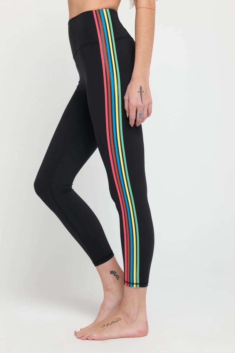 Shop Spiritual Gangster Spiritual Gangster Ada Stripe Leggings Leggings for women – premium loungewear and festival fashion at Spoiled Brat