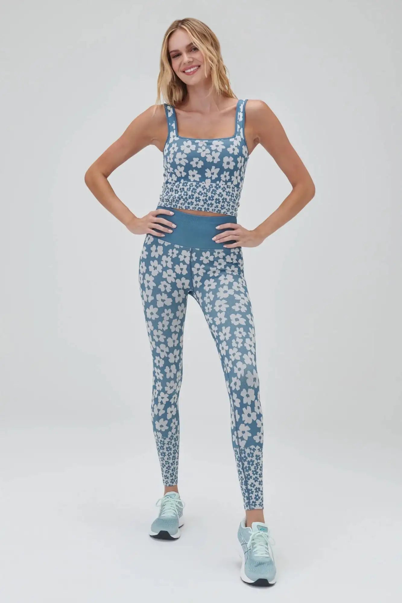 Spiritual Gangster Amara Jacquard Longline Sports Bra as seen on Whitney Port by Spiritual Gangster – Cropped Top – XS/S | Spoiled Brat UK