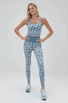 Spiritual Gangster Amara Jacquard Longline Sports Bra as seen on Whitney Port by Spiritual Gangster – Cropped Top – XS/S | Spoiled Brat UK