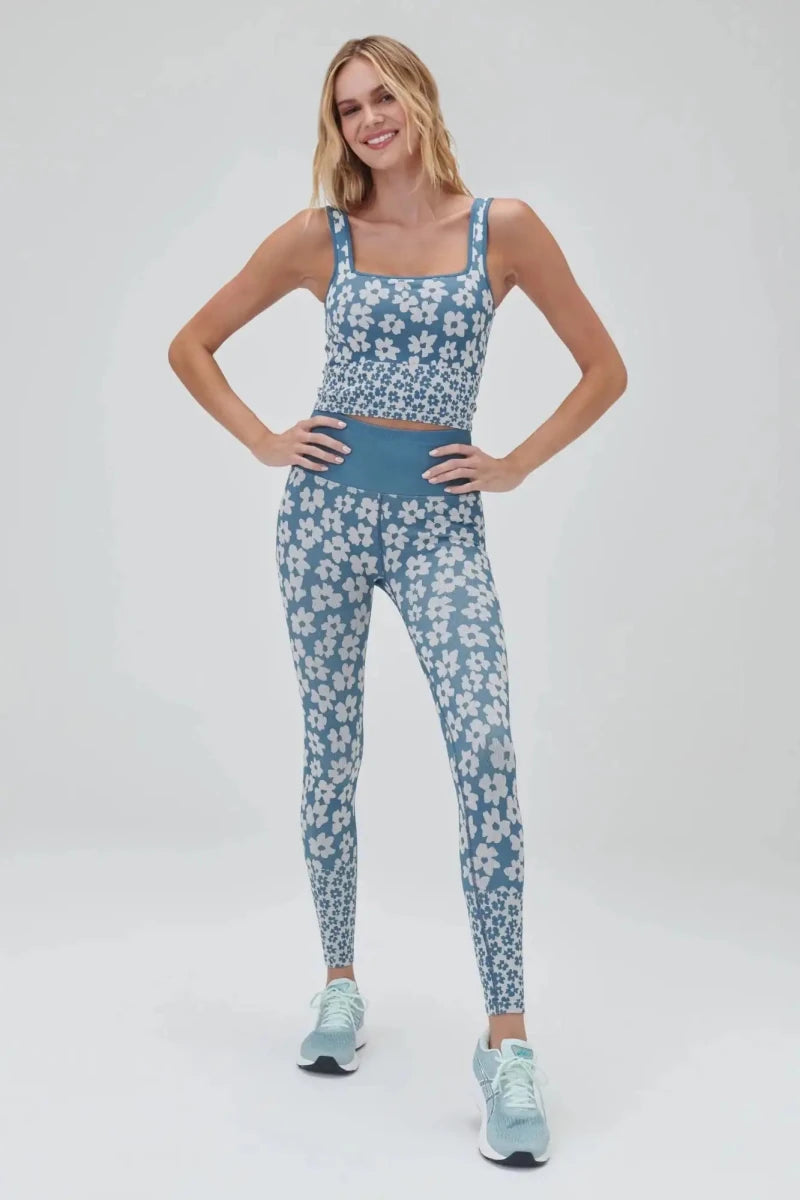 Shop Spiritual Gangster Spiritual Gangster Amara Jacquard Longline Sports Bra as seen on Whitney Port Cropped Top for women – premium loungewear and festival fashion at Spoiled Brat