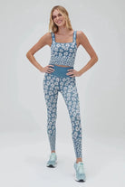Shop Spiritual Gangster Spiritual Gangster Amara Jacquard Longline Sports Bra as seen on Whitney Port Cropped Top for women – premium loungewear and festival fashion at Spoiled Brat