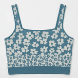 Shop Spiritual Gangster Spiritual Gangster Amara Jacquard Longline Sports Bra as seen on Whitney Port Cropped Top for women – premium loungewear and festival fashion at Spoiled Brat