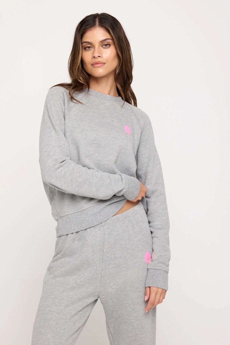 Shop Spiritual Gangster Spiritual Gangster Hamsa Forever Crew Pullover Hooded Sweatshirt for women – premium loungewear and festival fashion at Spoiled Brat