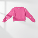 Shop Spiritual Gangster Spiritual Gangster Heart Crop Sweatshirt Sweater for women – premium loungewear and festival fashion at Spoiled Brat